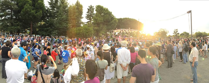 シリコンバレーの盆踊り大会の写真