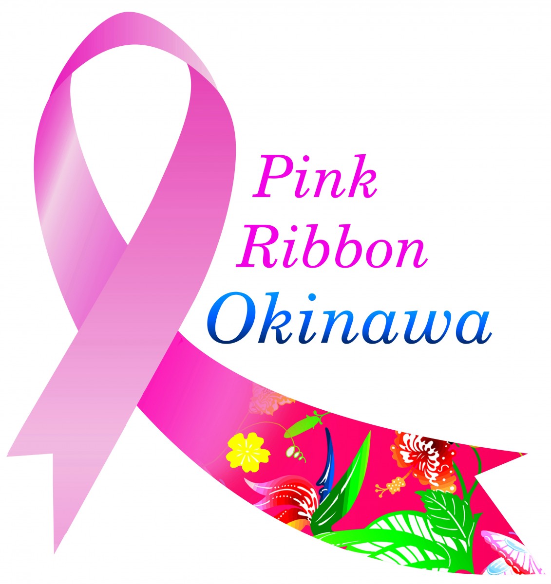 ピンクリボン沖縄のロゴマーク